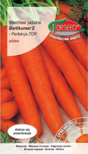 Marchew późna nasiona berlikumer 2 Perfekcja TOR 500g - Torseed