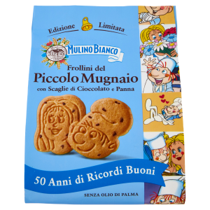 Kruche ciastka z kawałkami czekolady Piccolo Mugnaio 300g - Mulino Bianco