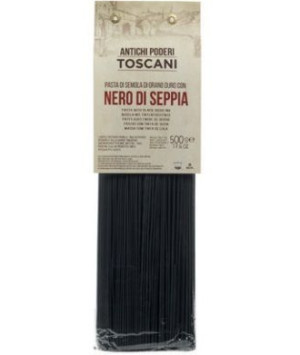 Poderi Linguine Czarny Makaron 250g - Nero Di Seppia Włoskiej Jakości