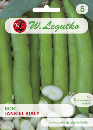 Nasiona Bób Jankiel Biały 50g - W.Legutko