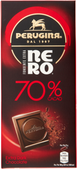 Czekolada Fondente Extra Nero 70% Cacao 85g - Perugina