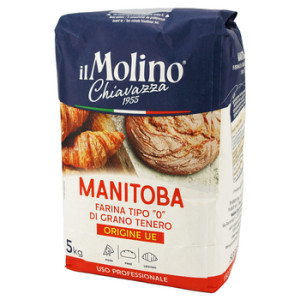 Mąka Manitoba Farina 0 di Grano Tenero 5kg - il Molino Chiavazza