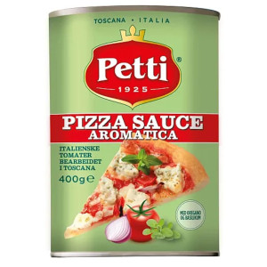 Sos do pizzy Aromatica 400g - Petti, pogniecziona puszka
