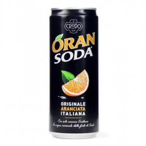 Napój gazowany Oran Soda 330ml - Fondi Di Crodo, pogniecziona puszka