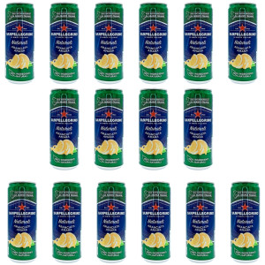 Lemoniada San Pellegrino gazowana pomarańczowa Aranciata Amara 16x330ml