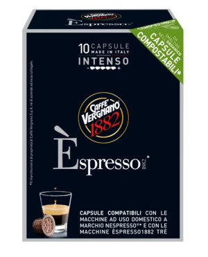 Kawa w kapsułkach Espresso Intenso do systemu Nespresso  10szt - Caffe Vergnano