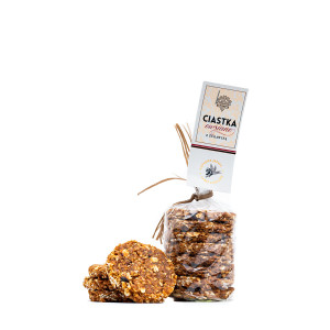 Ciastka owsiane z żurawiną