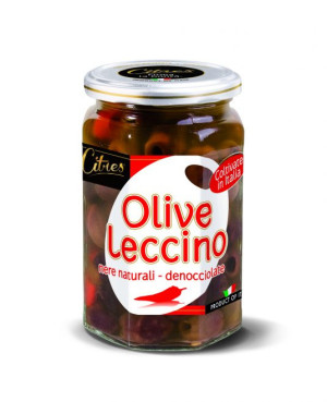 Czarne Oliwki Pikantne w Zalewie Leccino 285g - Citres Premium