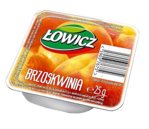 Dżem brzoskwiniowy monoporcja 25g - Łowicz