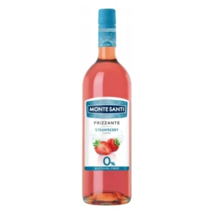 Wino bezalkoholowe musujące Truskawka 0% 750ml - Monte Santi