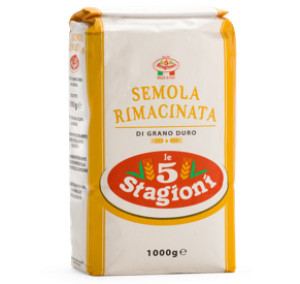 Mąka Semola Rimacinata 1kg - 5 Stagioni, Uszkodzone opakowanie, bez ubytku