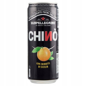 Napój gazowany Chino 330ml - San Pellegrino, pogniecziona puszka