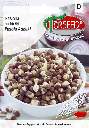 Fasola Adzuki, nasiona na kiełki 250g - Torseed
