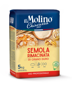 Mąka Semola Rimacinata di Grano Duro 5kg - il Molino Chiavazza