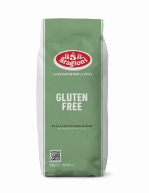 Mąka Gluten Free per Pizza 1kg - 5 Stagioni, Uszkodzone opakowanie, bez ubytku
