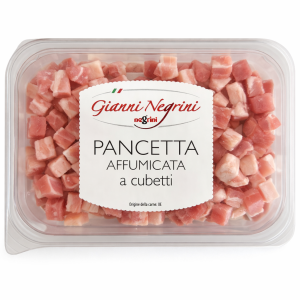 Pancetta Affumicata a cubetti krojona w kostkę 80g - Gianni Negrini, Krótki termin