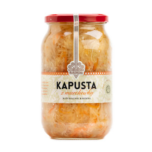 Naturalnie kiszona kapusta z marchewką