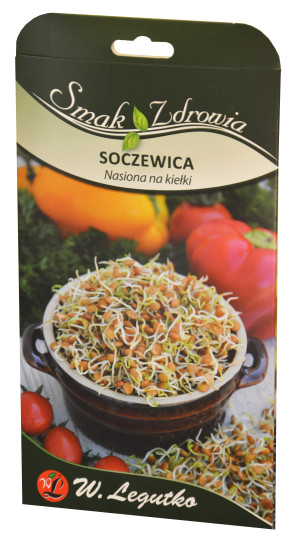 Nasiona Kiełkownica duża + soczewica - W.Legutko