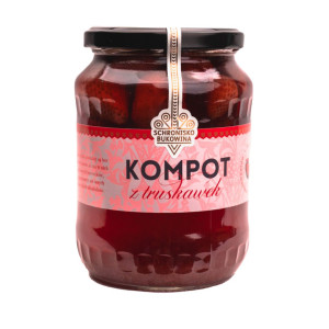 Kompot z truskawek 710ml - Schronisko Bukowina