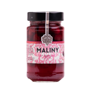 Maliny w syropie cukrowym