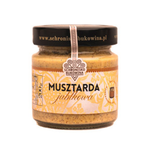 Musztarda jabłkowa 200g - Schronisko Bukowina