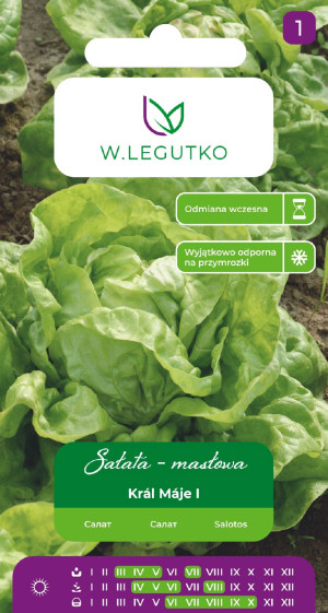 Nasiona Sałata Kral Maje I 1g - W.Legutko