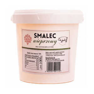 Smalec wieprzowy czysty 1 kg - Schronisko Bukowina