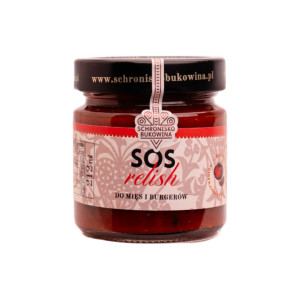 Relish sos do mięs i burgerów 210 g - Schronisko Bukowina