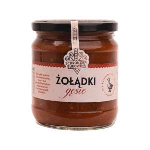 Żołądki gęsie 380g w sosie - Schronisko Bukowina