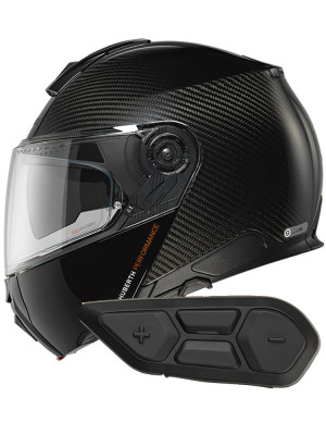 Zestaw: kask szczękowy Schuberth C5 Carbon + dedykowany interkom motocyklowy Schuberth SC2 + Gratisy