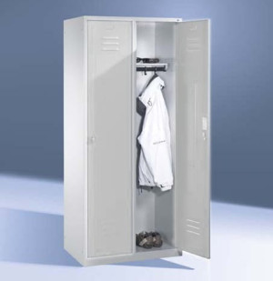 Szafa ubraniowa, socjalna, metalowa dwusegmentowa - CP 88055F020