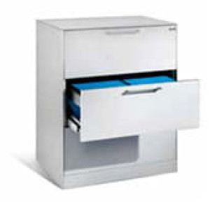 Szafa kartotekowa 2-szufladowa 2-rzędowa A4 metalowa C+P 146273-222