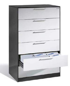 Szafa kartotekowa 6-szufladowa 3-rzędowa A 5 metalowa C+P 146223-623