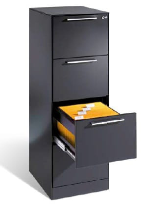 Szafa kartotekowa 3-szufladowa A 4 metalowa C+P 146245-321