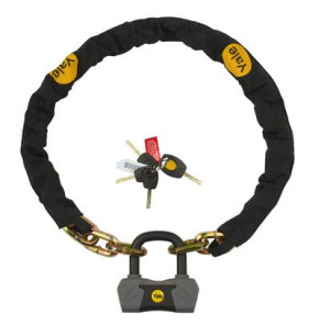 Zapięcie rowerowe Maximum Security - Łańcuch 110 cm + kłódka