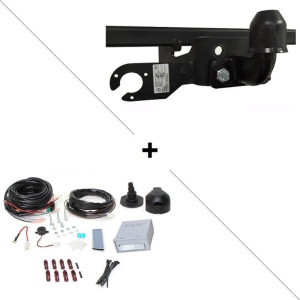 Attelage Ford Transit / Tourneo Fourgon (08/13-) Standard + faisceau universel 7 broches + boitier électronique