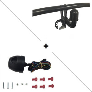 Attelage Nissan Micra (K12 01/03-10/10) Col de cygne + faisceau universel 7 broches