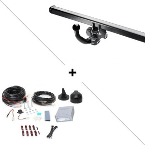 Attelage Jaguar XF Berline y compris XFS (01/08-08/15) RDSOH + faisceau universel 7 broches + boitier électronique