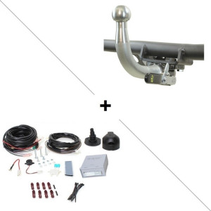 Attelage Mini R52 Cabriolet (07/04-11/07) RDSOH + faisceau universel 7 broches + boitier électronique
