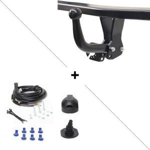 Attelage Volkswagen Passat Berline 4Motion (10/96-03/05) Col de cygne + faisceau universel 7 broches