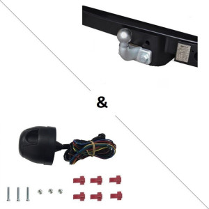 Attelage Peugeot Boxer Plateau (04/94-05/06) Standard + faisceau universel 7 broches