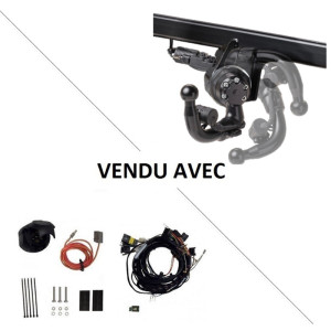 Attelage Skoda Octavia Break y compris Hybride + faisceau spécifique 13 broches (01/20-) Escamotable