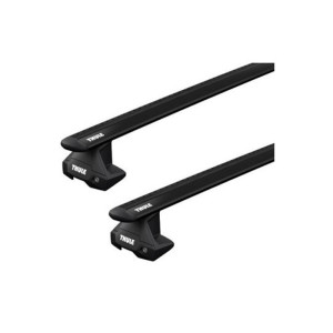Barres de toit Opel Astra H GTC (03/05-10/10) Thule WingBar Evo Black Alu