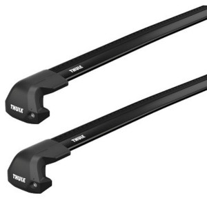 Barres de toit Mercedes Classe C W204 (03/07-03/14) Thule WingBar Edge Black Alu