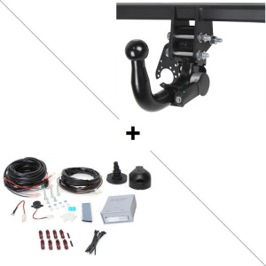 Attelage MG ZS EV (03/19-) RDSOV + faisceau universel 7 broches + boitier électronique