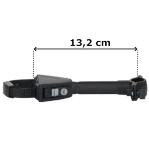 France Attelage Bras de fixation noir 13,2 cm pour porte-vélos Atera