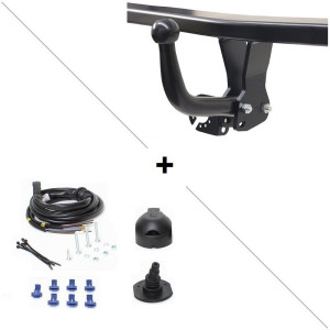 Attelage Volkswagen Bora 2x4 (10/98-05/05) Col de cygne + faisceau universel 7 broches