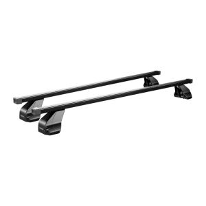Barres de toit Opel Grandland / Grandland X (06/17-09/24) Menabo Omega L acier noir