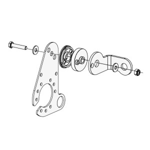 France Attelage Support de prise escamotable GDW P39