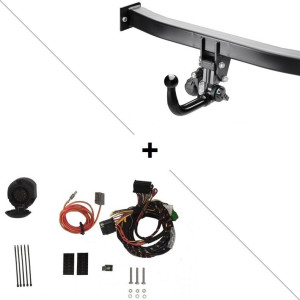 Attelage Volkswagen T-Cross (04/2024-) RDSOV + Faisceau spécifique 13 broches Trail-Tec